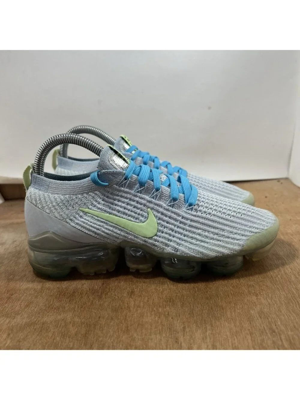 Nike Vapormax Flyknit 3 Running Shoes Women's 7 Pure Platinum DC2051-001